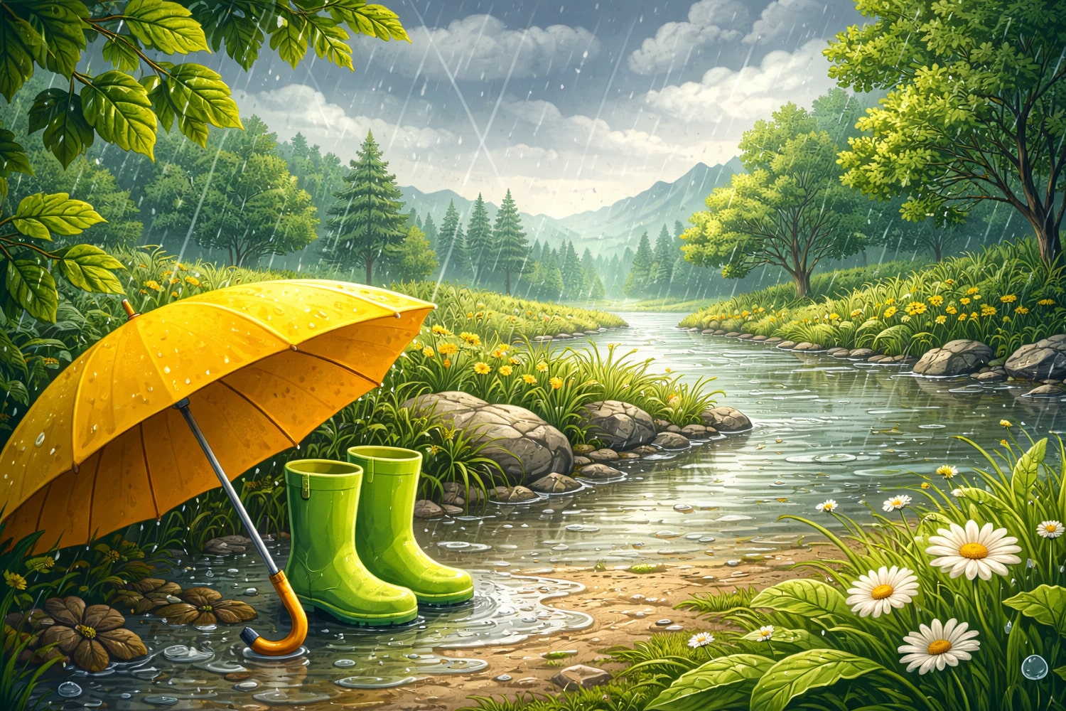 Жаңбыр туралы 22 қызықты дерек - Вектор Казахстана 1