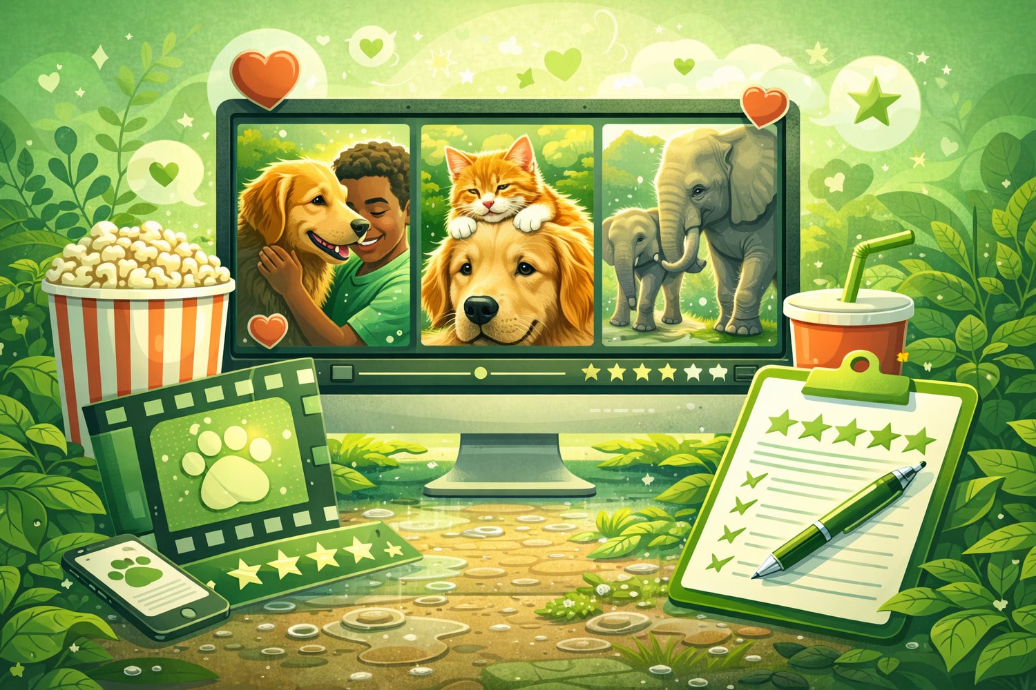 Жануарлар туралы әсерлі фильмдерге шолу - Вектор Казахстана 1