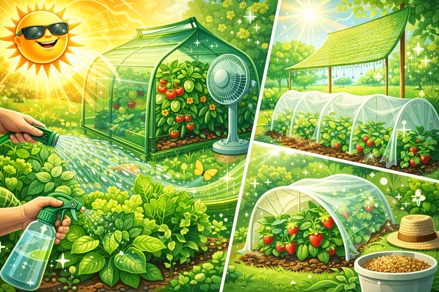 Жазда өсімдіктерді ыстықтан қалай қорғау керек - Вектор Казахстана 1