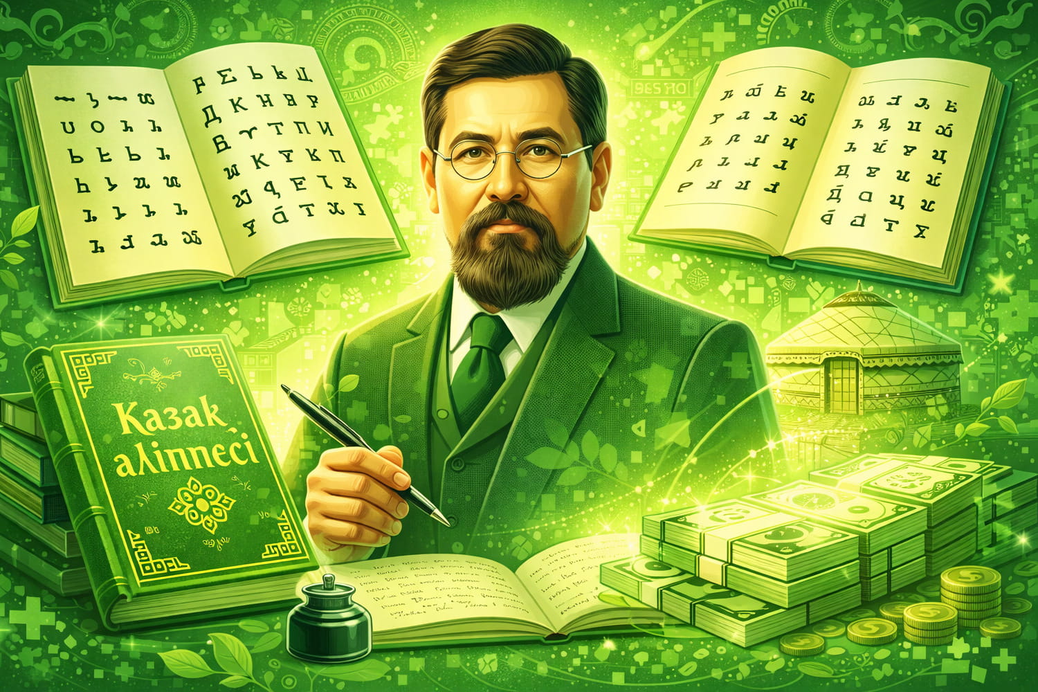 Ахмет Байтұрсынұлы қазақ жазуына қандай үлес қосты - Вектор Казахстана 1