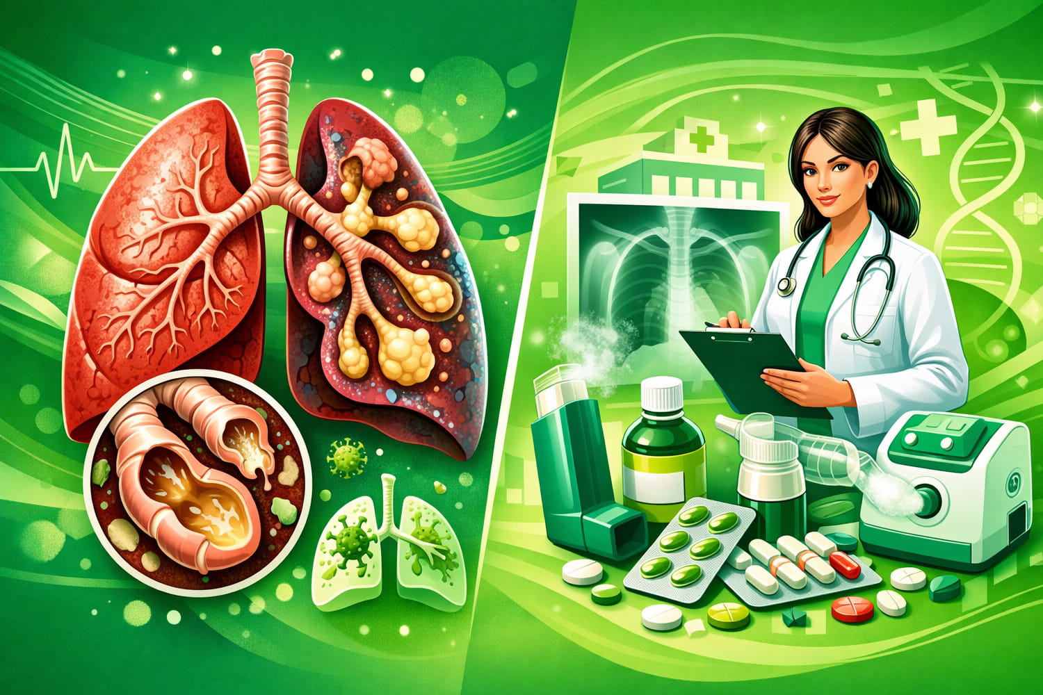 Бронхоэктаз неге қауіпті және қалай емделеді - Вектор Казахстана 1