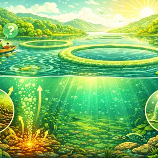 Кейбір көлдерде алып сақиналар неге пайда болады