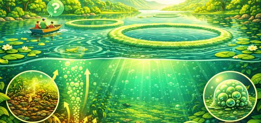 Кейбір көлдерде алып сақиналар неге пайда болады