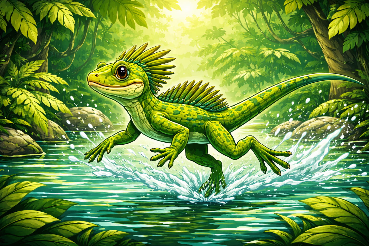 Почему ящерицы могут бегать по воде - Вектор Казахстана 1