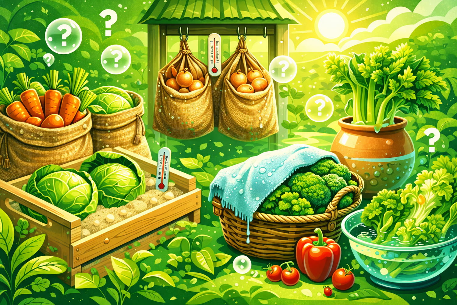 Көкөністерді тоңазытқышсыз қалай ұзақ сақтау қажет - Вектор Казахстана 1