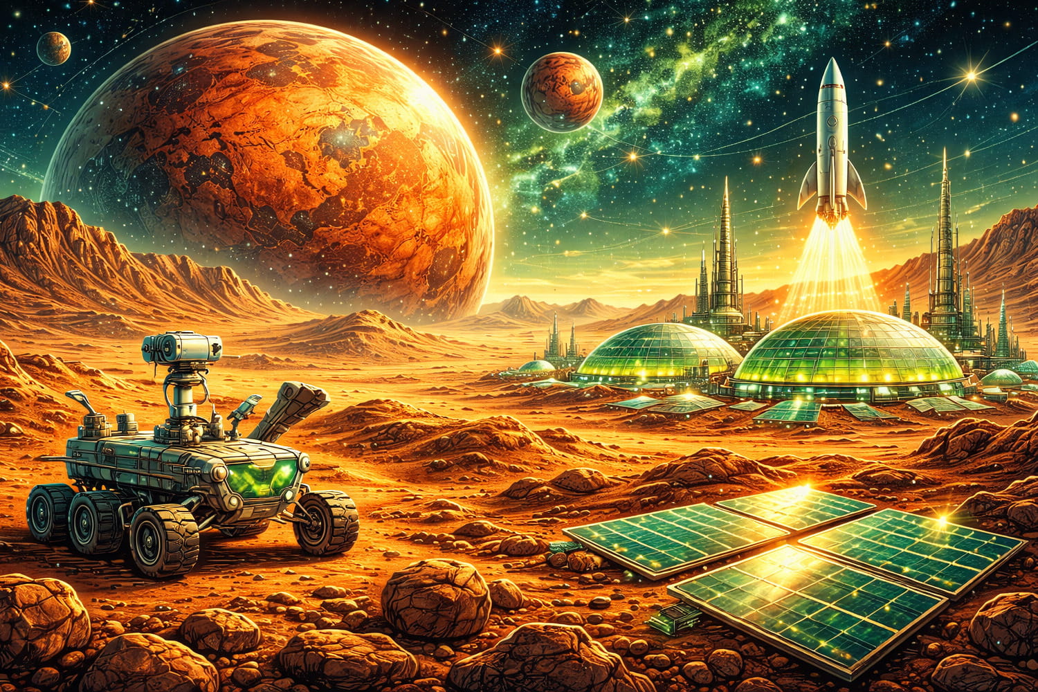 Марс туралы 36 қызықты дерек - Вектор Казахстана 1