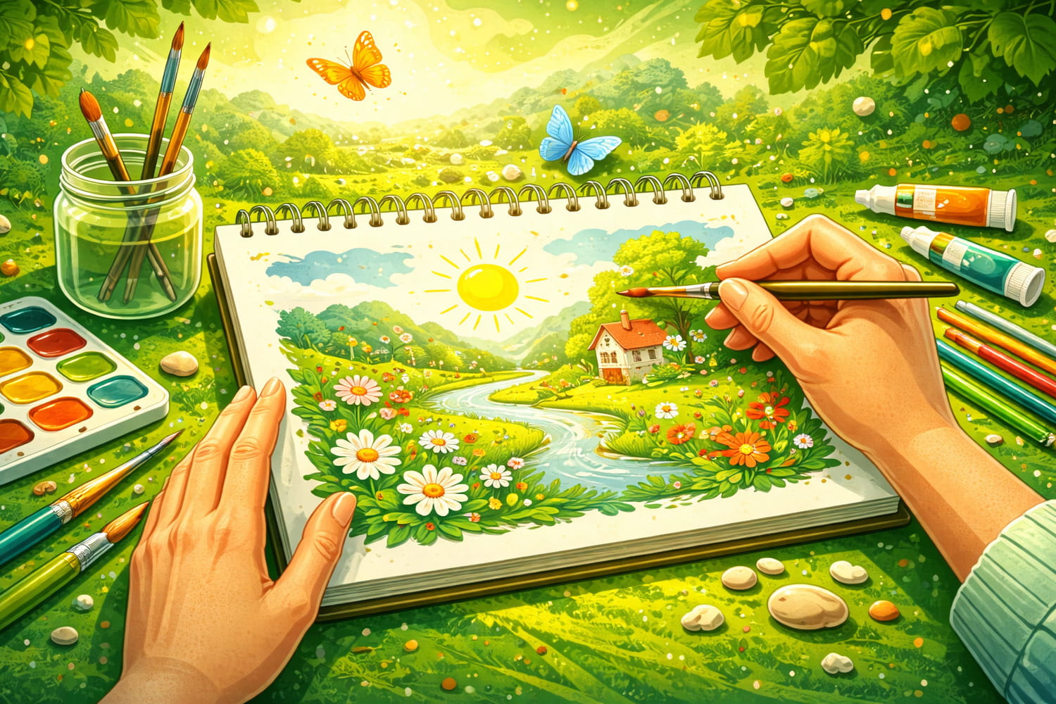 Как освоить творчество без давления - для удовольствия, не для результата - Вектор Казахстана 1