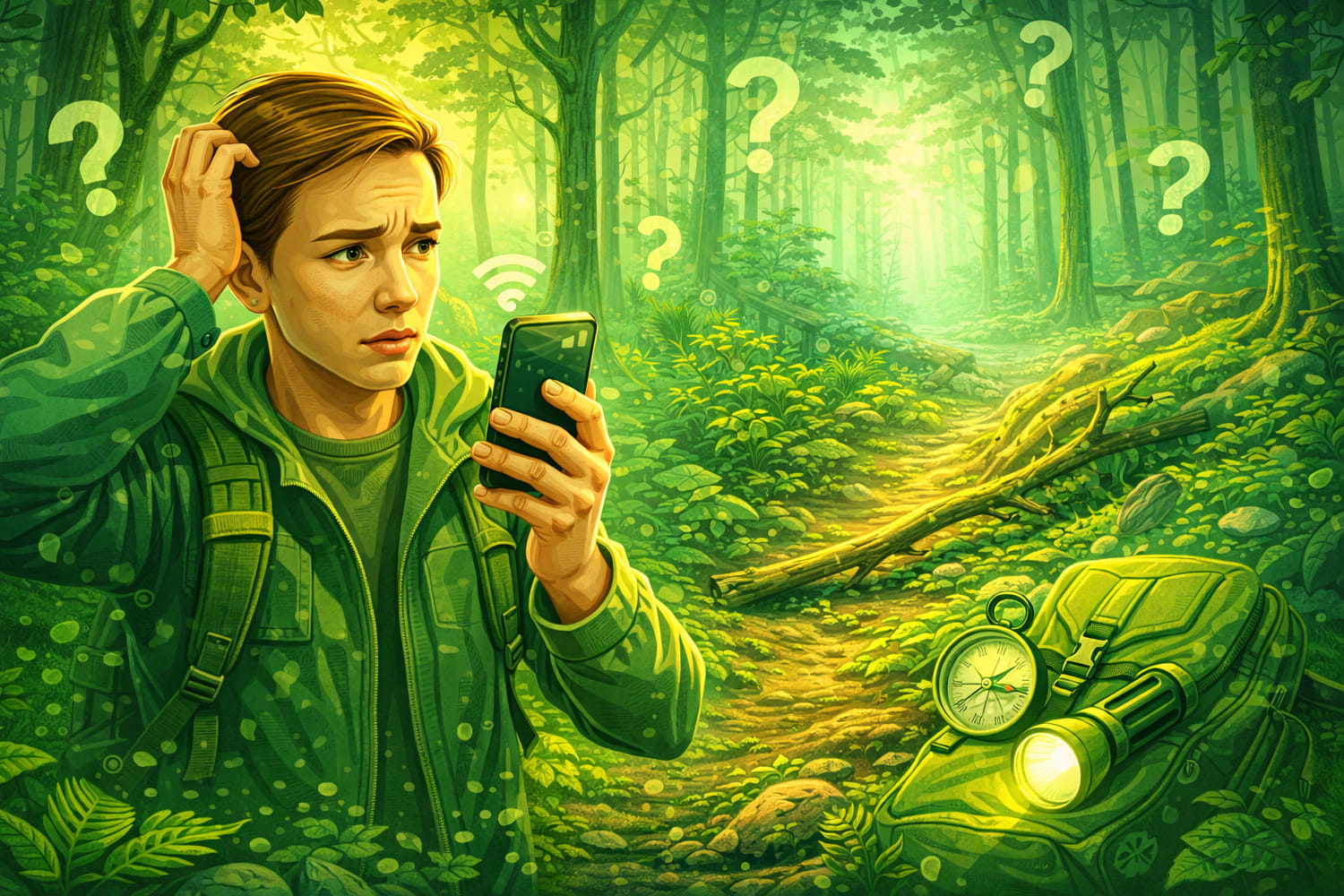 Что делать, если потерялся в лесу - Вектор Казахстана 1