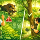 Как избежать конфликта с диким кабаном в лесу