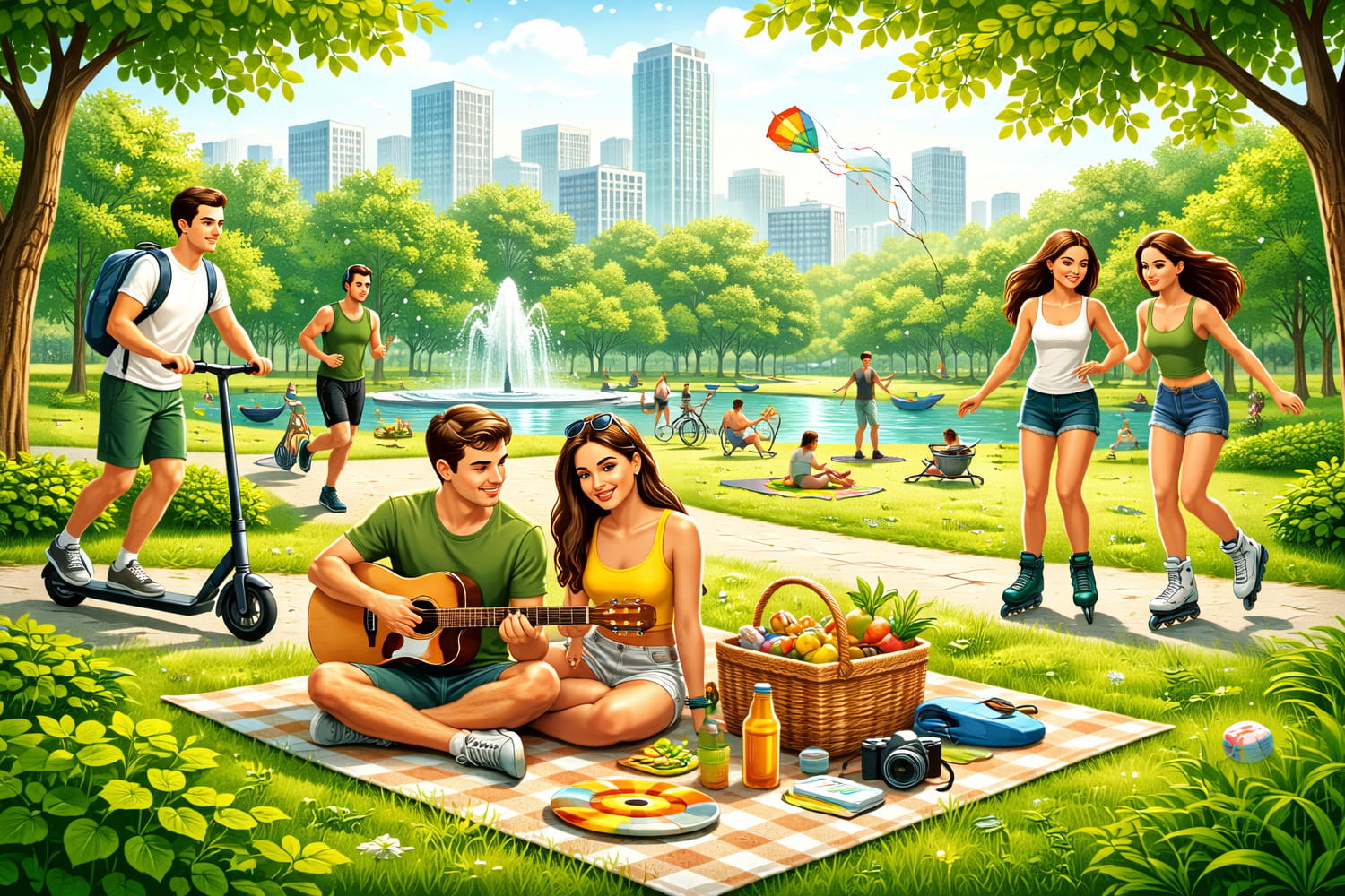 Қалада ашық ауада демалысқа арналған идеялар - Вектор Казахстана 1