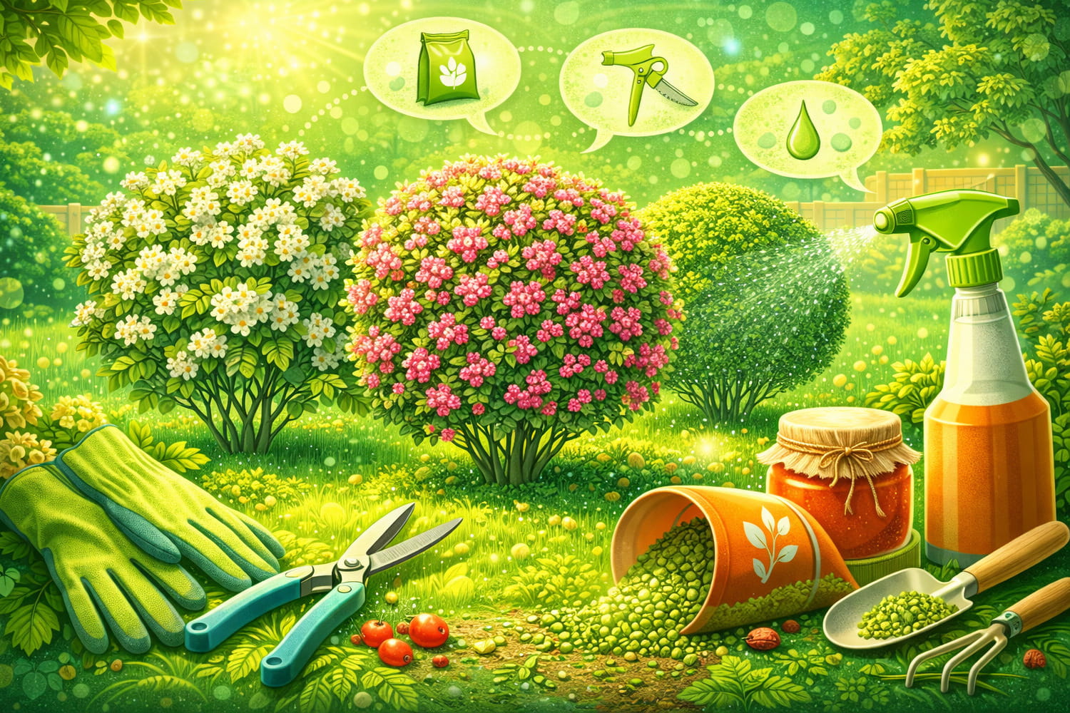 Как ухаживать за декоративными кустарниками - Вектор Казахстана 1