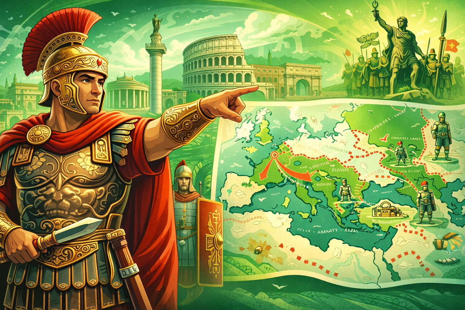 Траян Рим империясының шекарасын қалай кеңейтті - Вектор Казахстана 1