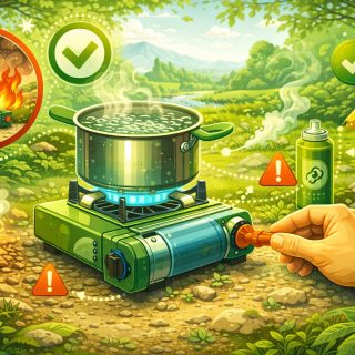 Туристік газ плитасын қалай қауіпсіз пайдалануға болады