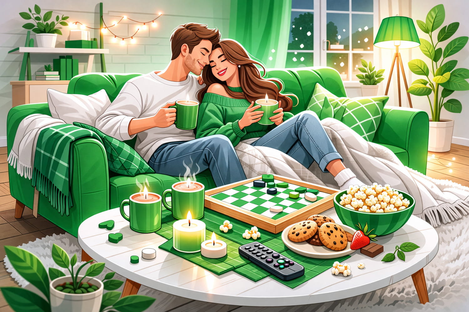 Үйде екеуге арналған кешке не істеуге болады - Вектор Казахстана 1