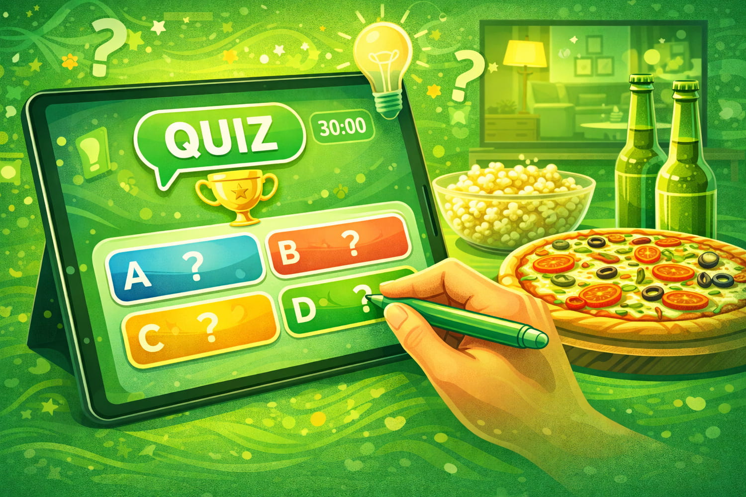 Үйде квиз кешін қалай ұйымдастыру керек - Вектор Казахстана 1