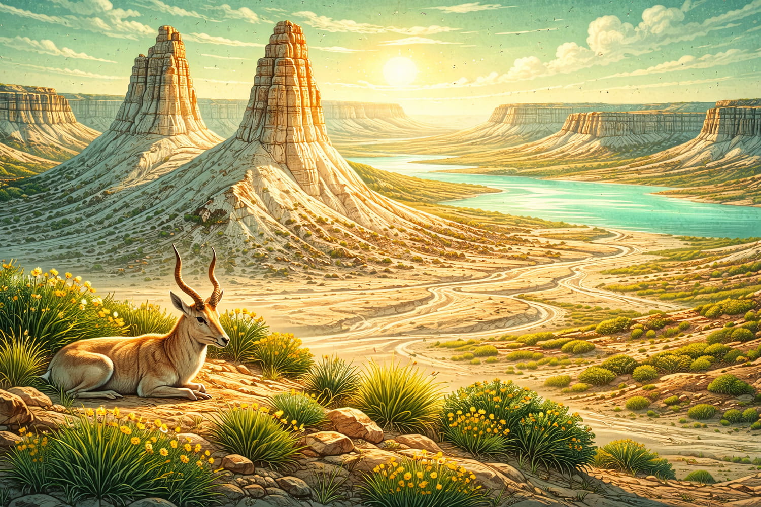 27 интересных фактов о плато Устюрт - Вектор Казахстана 1