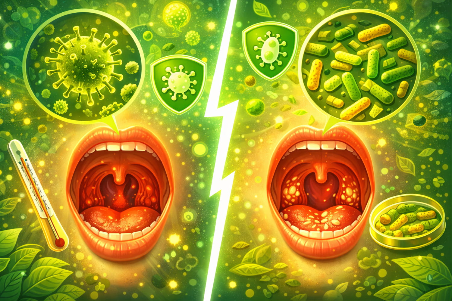 Вирустық және бактериялық ангинаны қалай ажыратуға болады - Вектор Казахстана 1