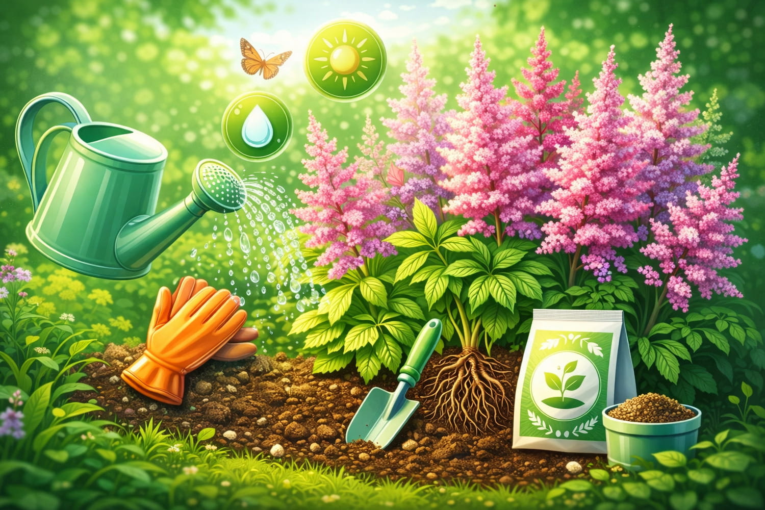 Как ухаживать за астильбой в саду - Вектор Казахстана 1