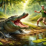 Батпақты жерде аллигаторды кездестірсеңіз, өзін қалай ұстау керек