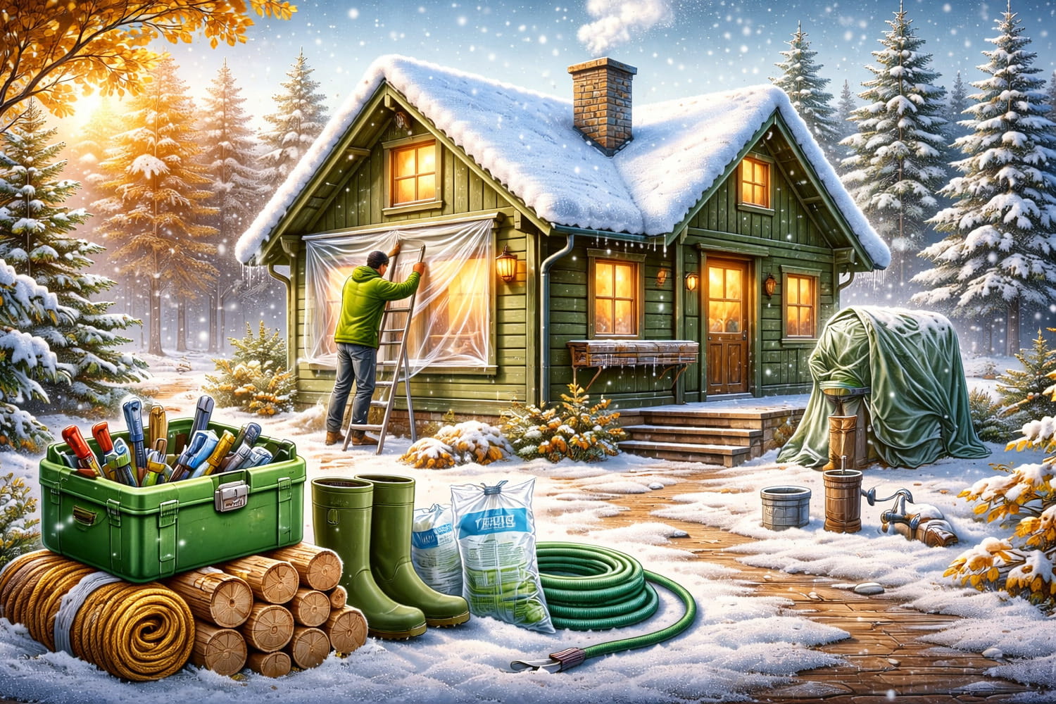 Как подготовить дачный дом к зиме - Вектор Казахстана 1