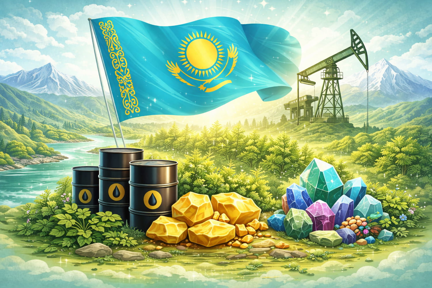 32 интересных факта о природных богатствах Казахстана - Вектор Казахстана 1