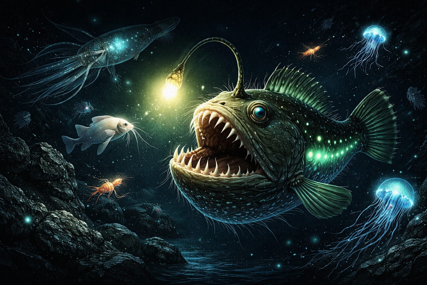 Как животные выживают в условиях полной темноты под водой - Вектор Казахстана 1