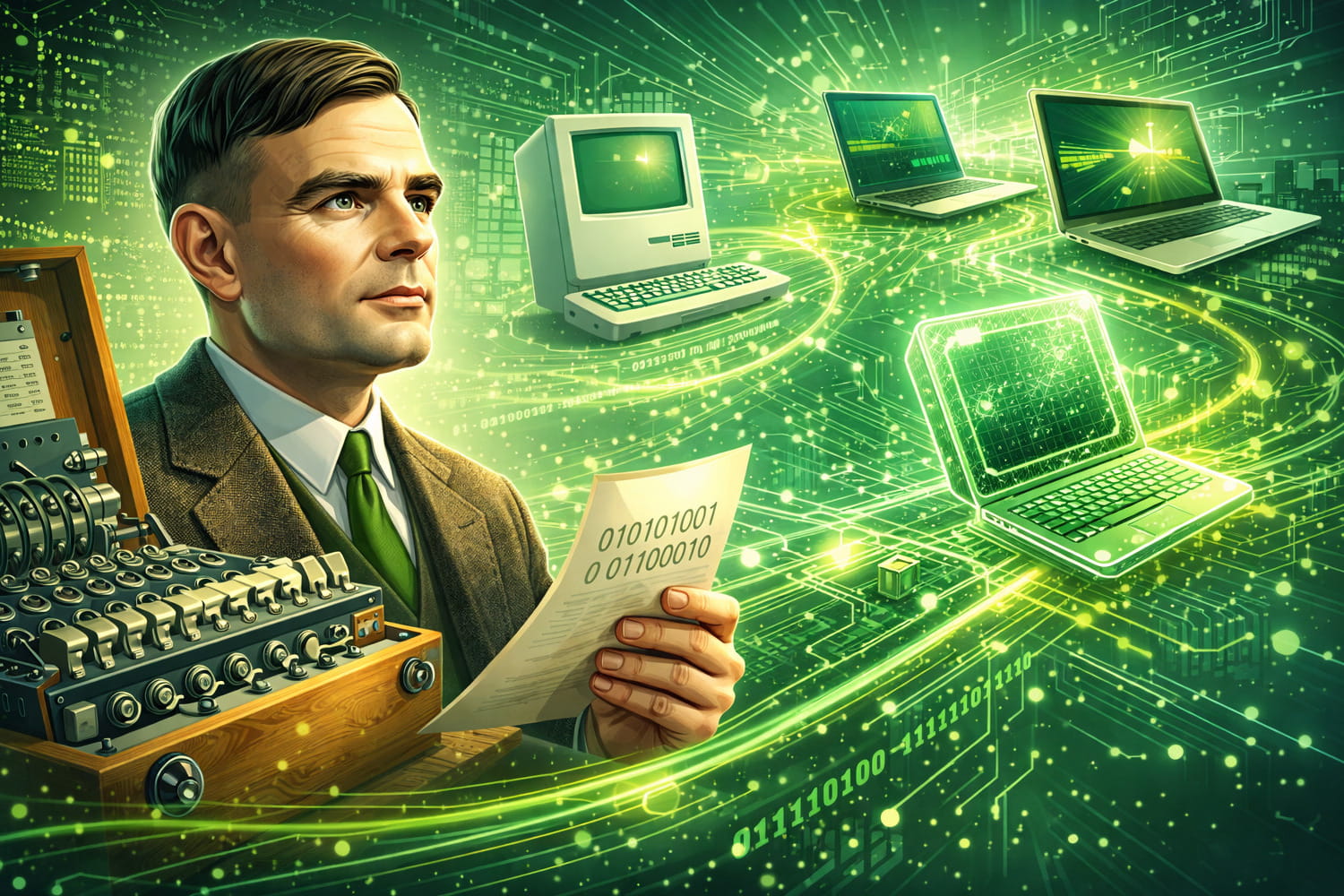 Тьюринг компьютерлердің пайда болуын қалай болжады - Вектор Казахстана 1