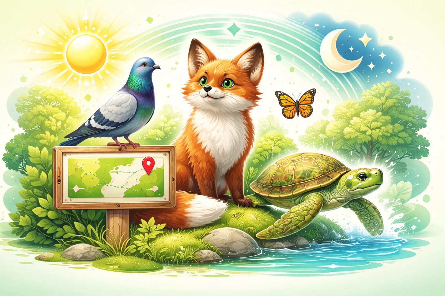 Как животные ориентируются без компаса - Вектор Казахстана 1