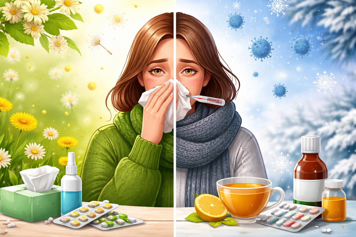 Как отличить аллергию от простуды - Вектор Казахстана 1