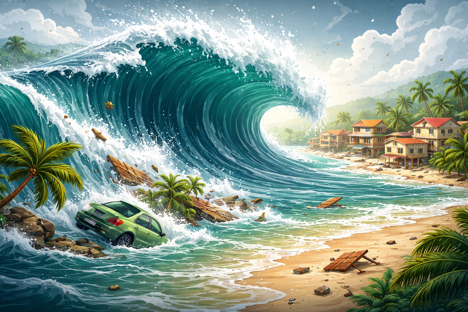 Цунами қалай пайда болады және қандай салдарлар туғызады - Вектор Казахстана 1